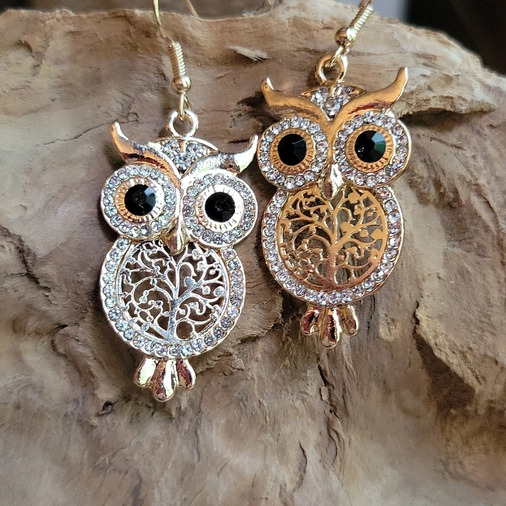 Tree of Life Owls with Sparkle - Picture 3 of 7